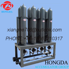 hydraulic accumulator for electronic system